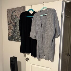 Gray and Black Women's Sweater